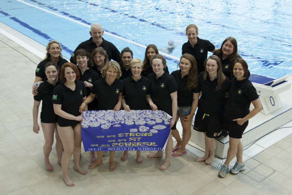 Diamonds Waterpolo Team Belfast at Bangor Competition